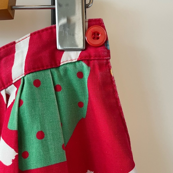 Vintage Patterned Red Skirt - Pirjo-Liisa (Nygård) - Picture 2 of 7